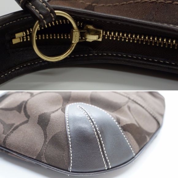 **SOLD** Coach | Signature C Canvas & Leather Bag - Picture 4 of 8